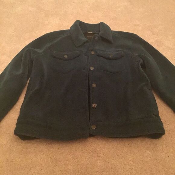 Scotch & Soda Rent The Runway Green Short Teddy Utility Jacket - Picture 6 of 8